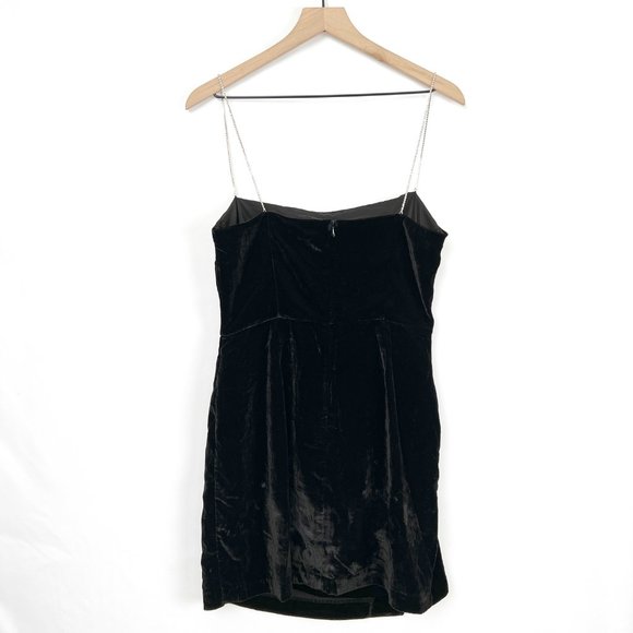 New House of Harlow 1960 Velvet Draped Wedding Guest Sexy Diamonds Rhinestones - Picture 7 of 8